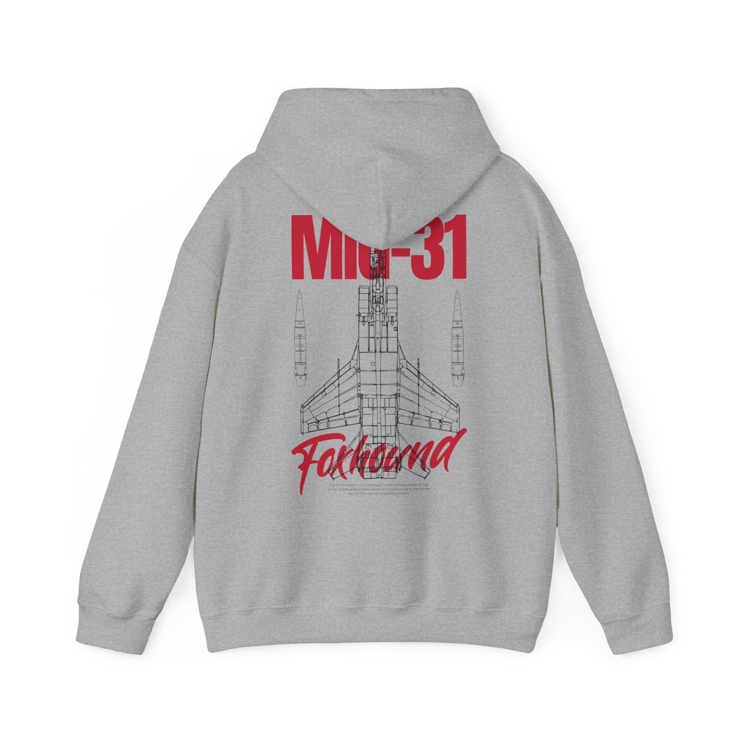 MIG-31, Sudadera unisex con capucha Heavy Blend™