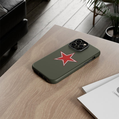 Red star, estuche para celular