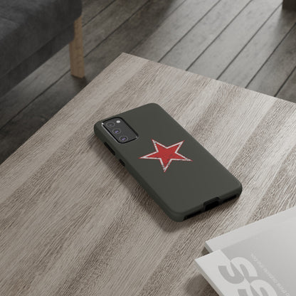 Red star, estuche para celular