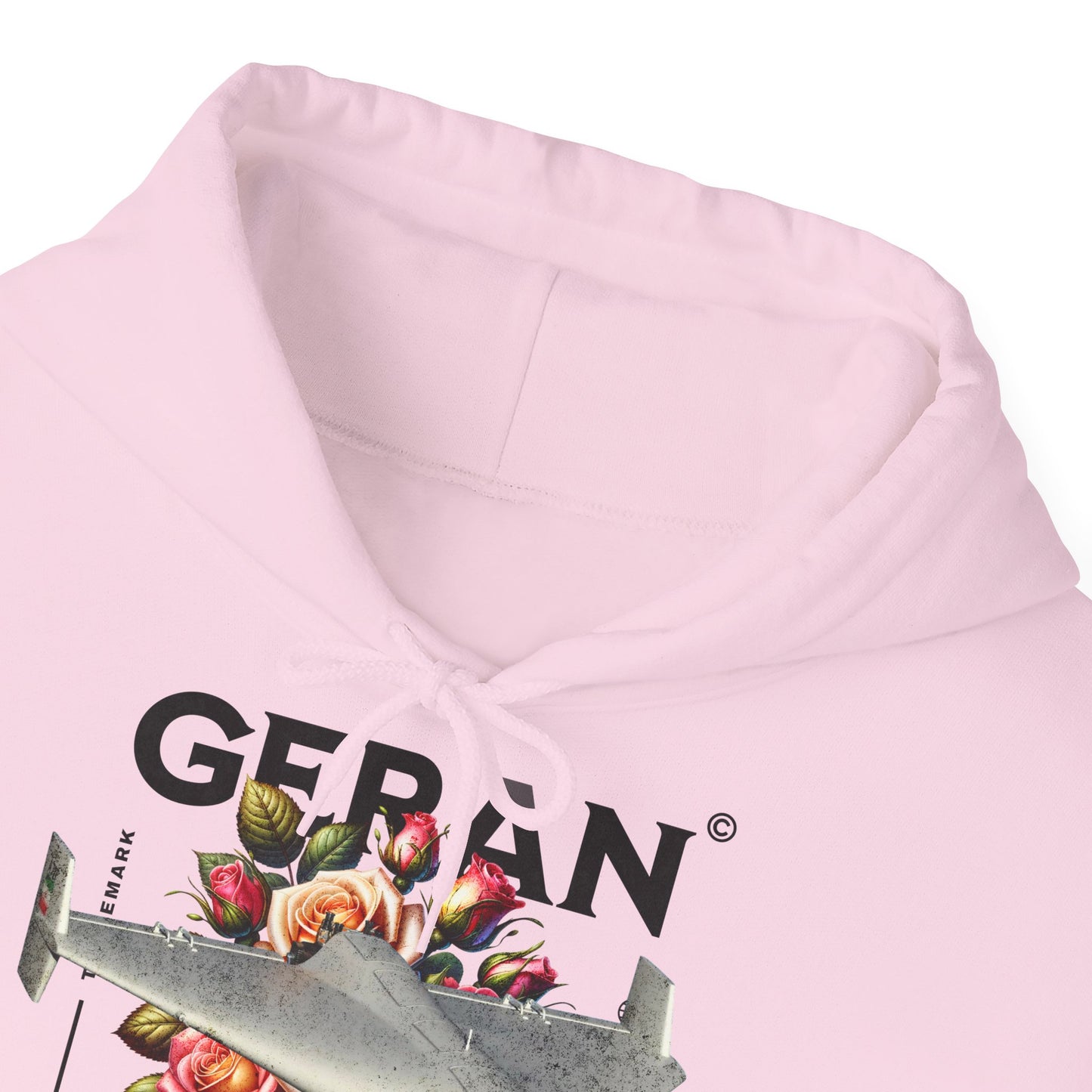 Dron geran, Sudadera con capucha unisex Heavy Blend™