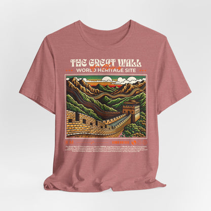 Muralla china, Camiseta de manga corta unisex de jersey