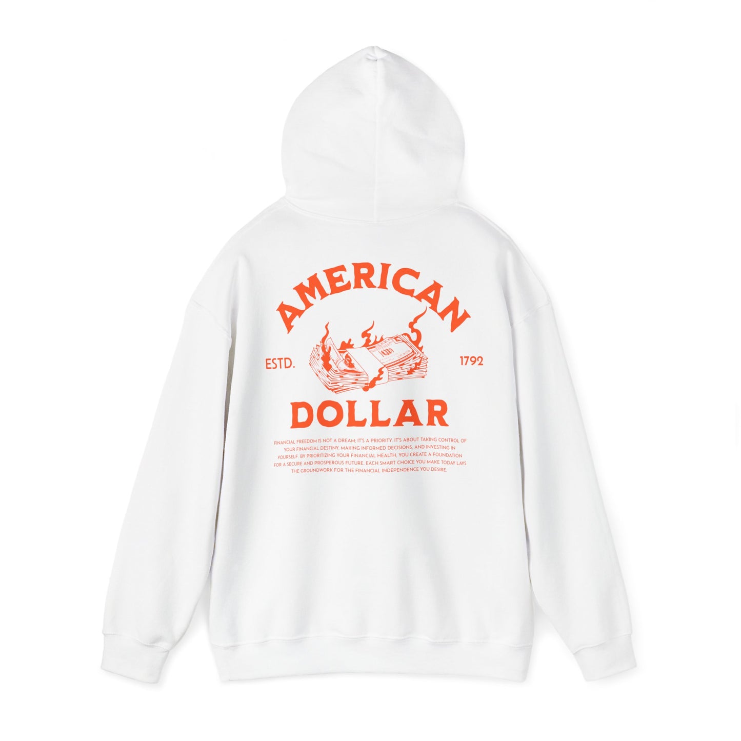 Dollar Burn, Sudadera unisex con capucha Heavy Blend™