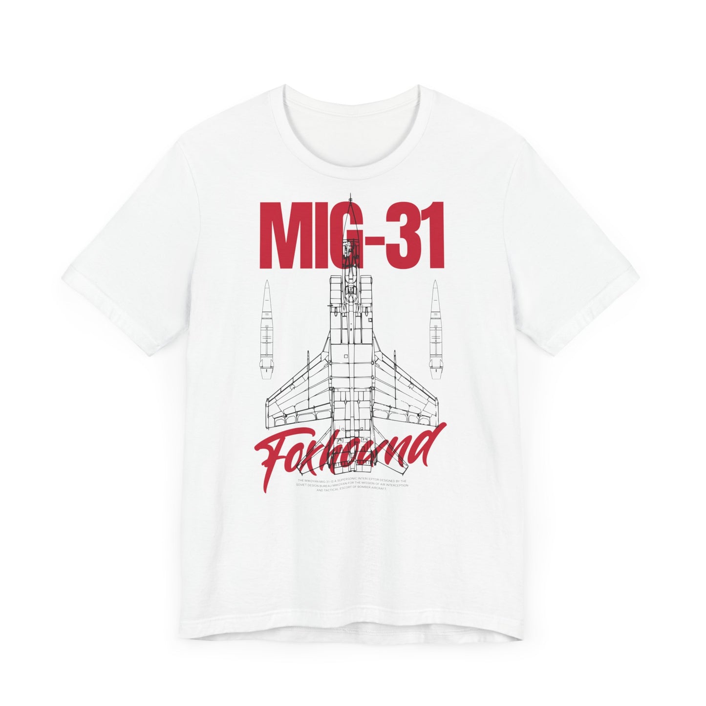 MIG-31, Camiseta de manga corta unisex de jersey