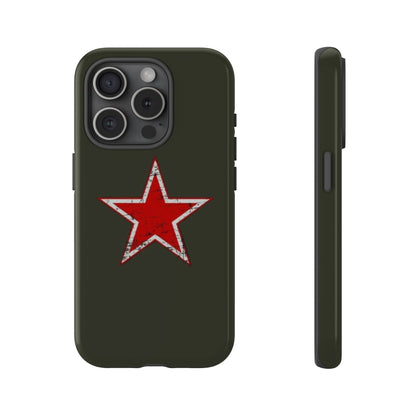 Red star, estuche para celular