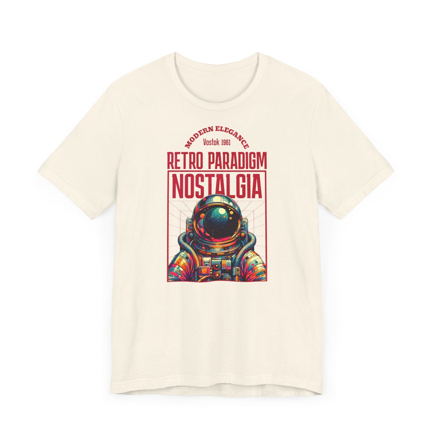 Retro Space, Camiseta de manga corta unisex de jersey