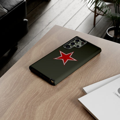 Red star, estuche para celular