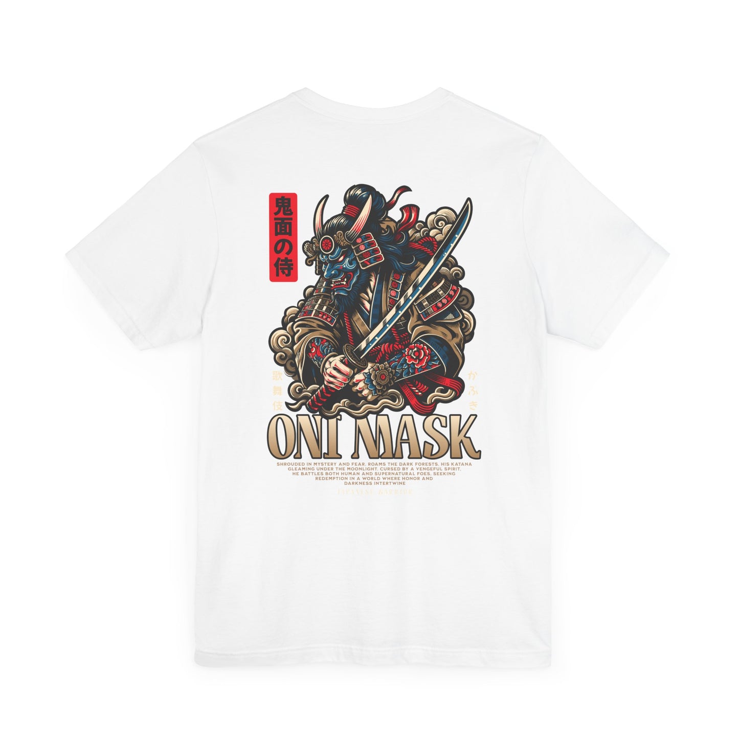 Oni Mask, Camiseta de manga corta unisex de jersey