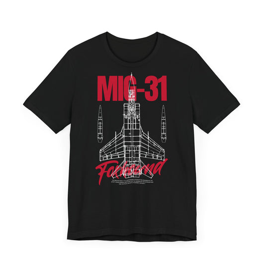 MIG-31, Camiseta de manga corta unisex de jersey