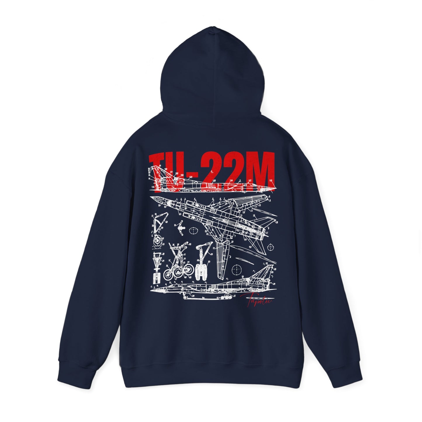 TU-22M, Sudadera unisex con capucha Heavy Blend™