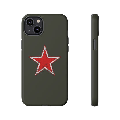 Red star, estuche para celular