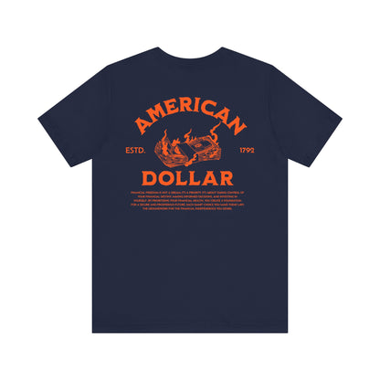 Dollar Burn, Camiseta de manga corta unisex de jersey