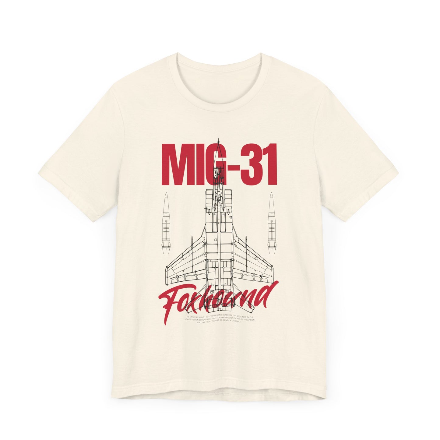 MIG-31, Camiseta de manga corta unisex de jersey