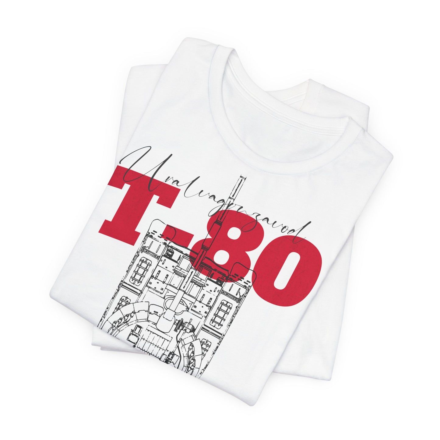 T-80, Camiseta de manga corta de punto unisex