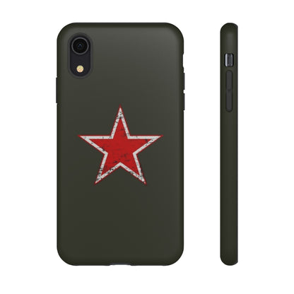 Red star, estuche para celular