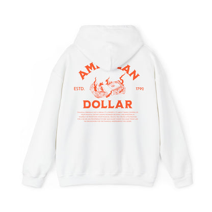 Dollar Burn, Sudadera unisex con capucha Heavy Blend™