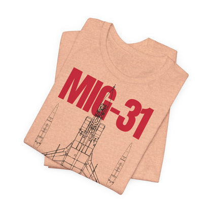 MIG-31, Camiseta de manga corta unisex de jersey