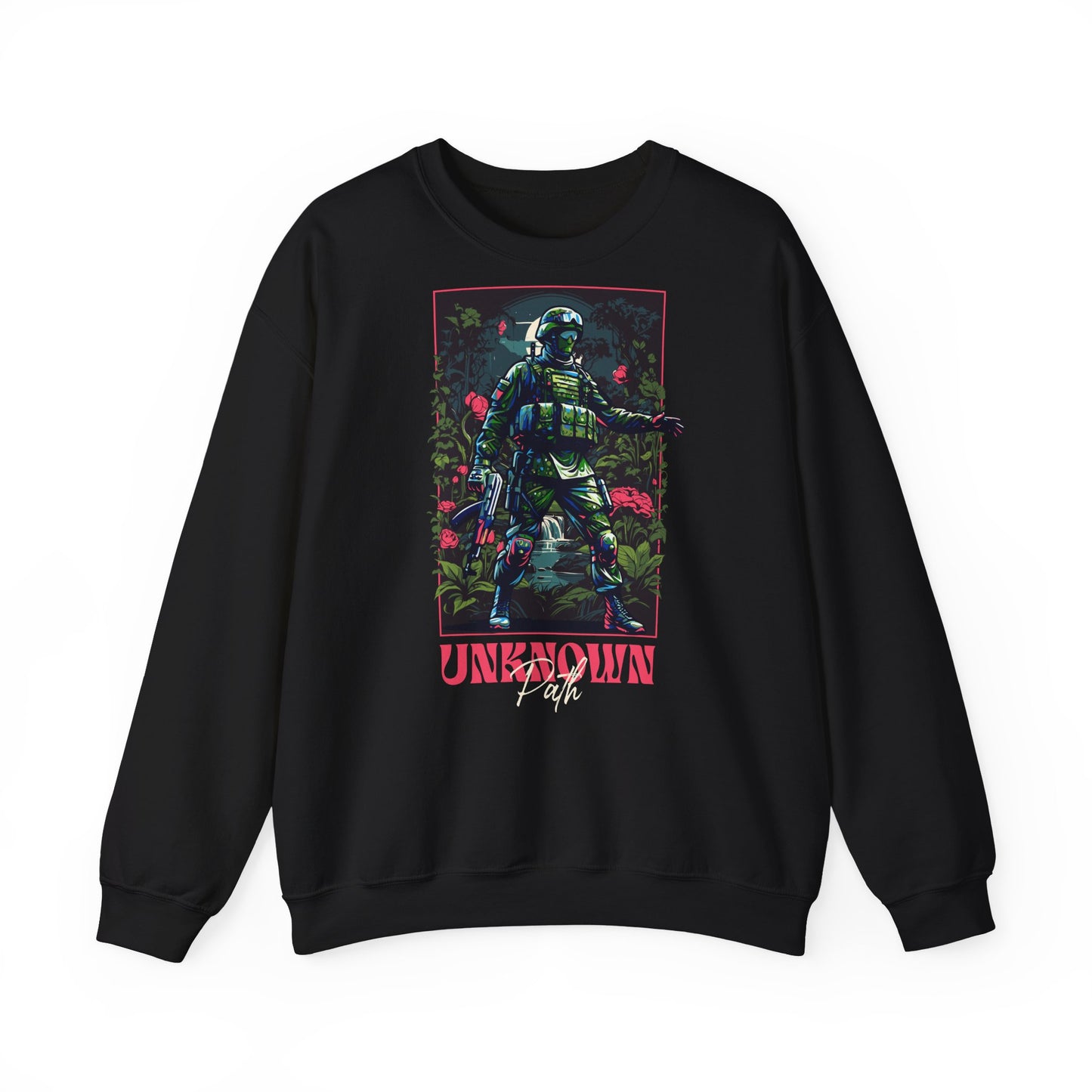 Unknown Path, sudadera unisex con cuello redondo