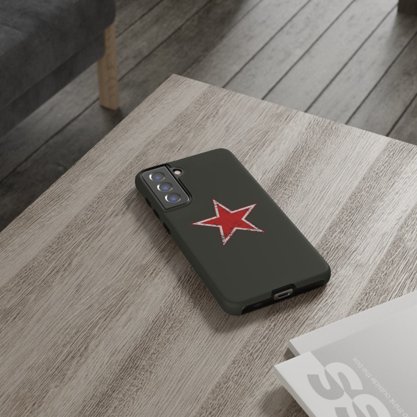 Red star, estuche para celular