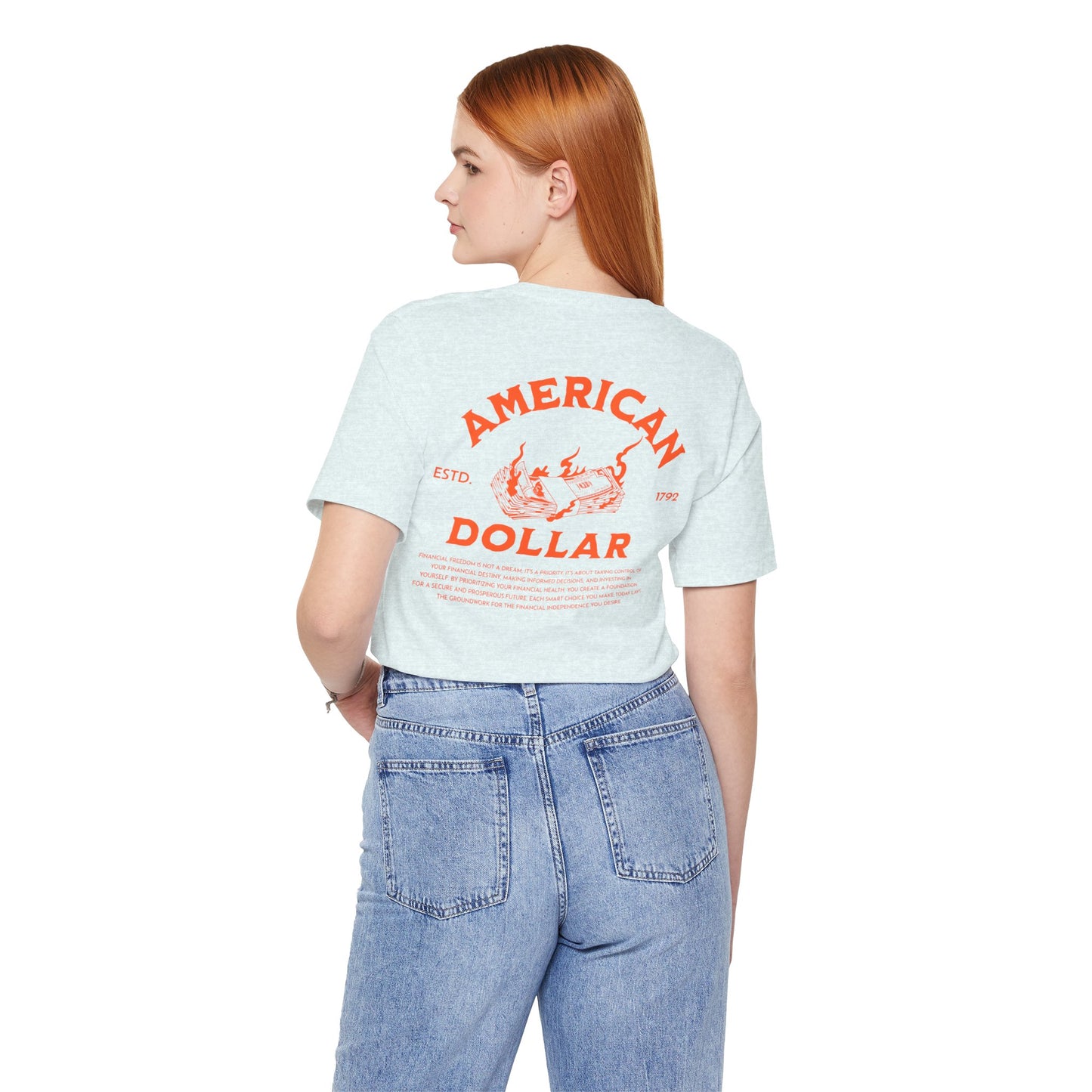 Dollar Burn, Camiseta de manga corta unisex de jersey