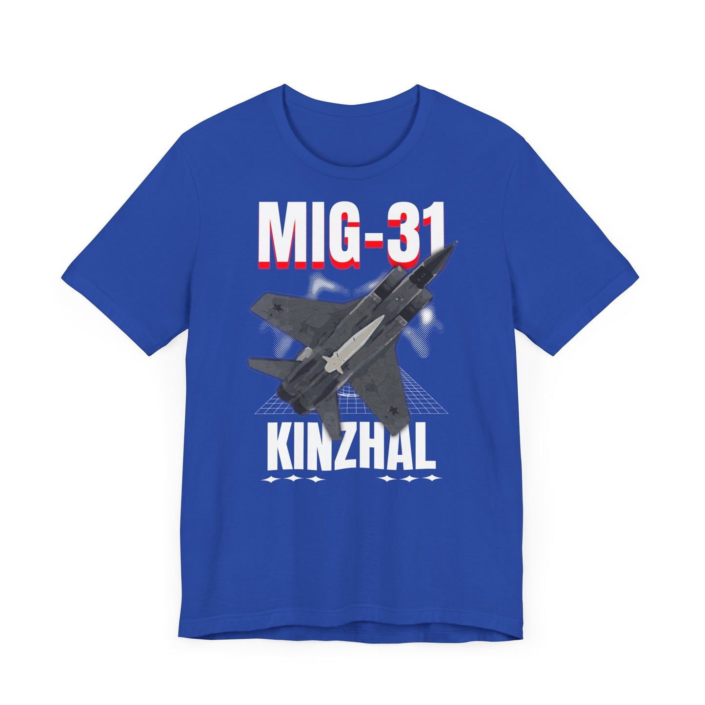 MIG-31 Armado con misil kinzhal, Camiseta de manga corta de punto unisex