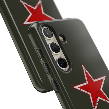 Red star, estuche para celular