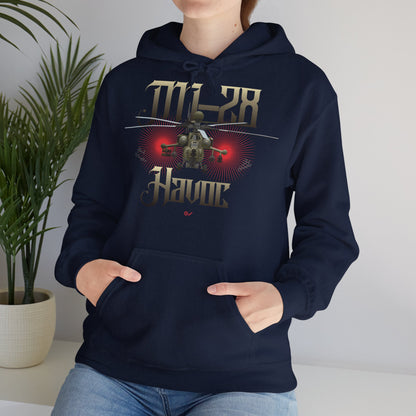 MI-28, Sudadera unisex con capucha Heavy Blend™