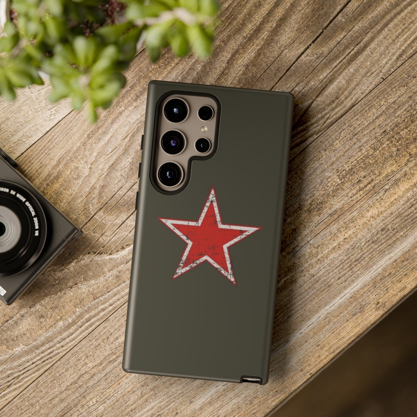 Red star, estuche para celular