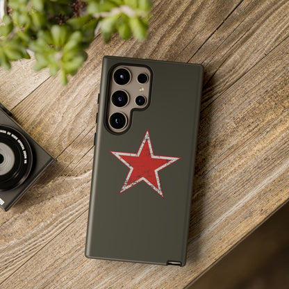 Red star, estuche para celular