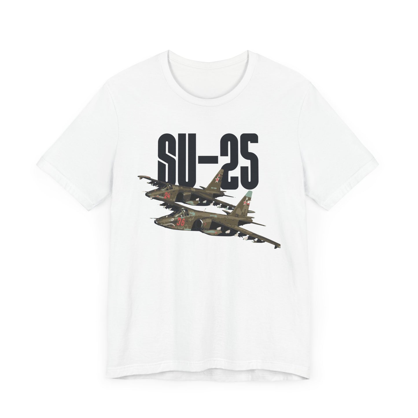 SU-25, Camiseta de manga corta de punto unisex