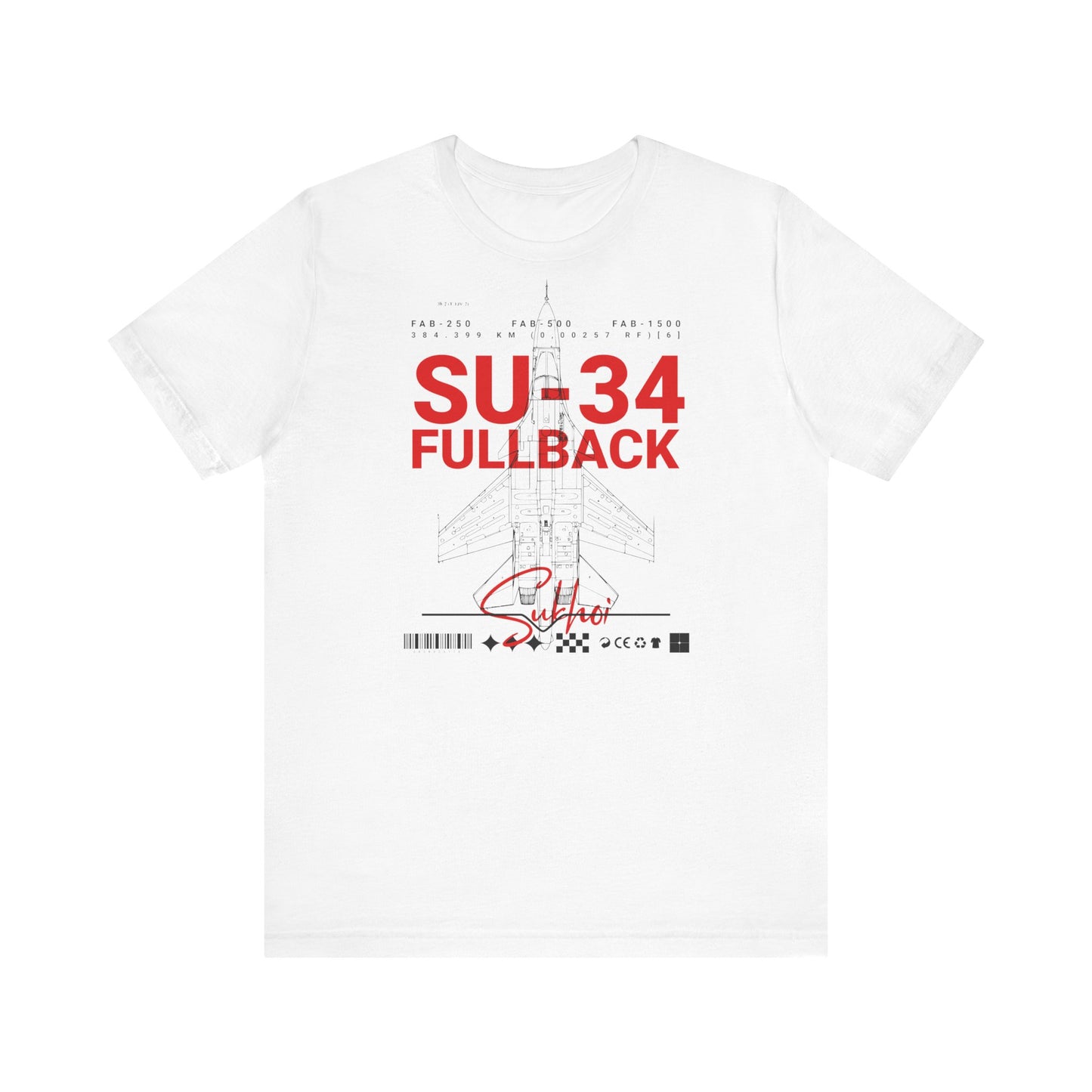 SU-34, Camisetas de fútbol unisex con pantalones cortos