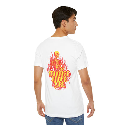 Bajo fuego, Camiseta de manga corta de punto unisex