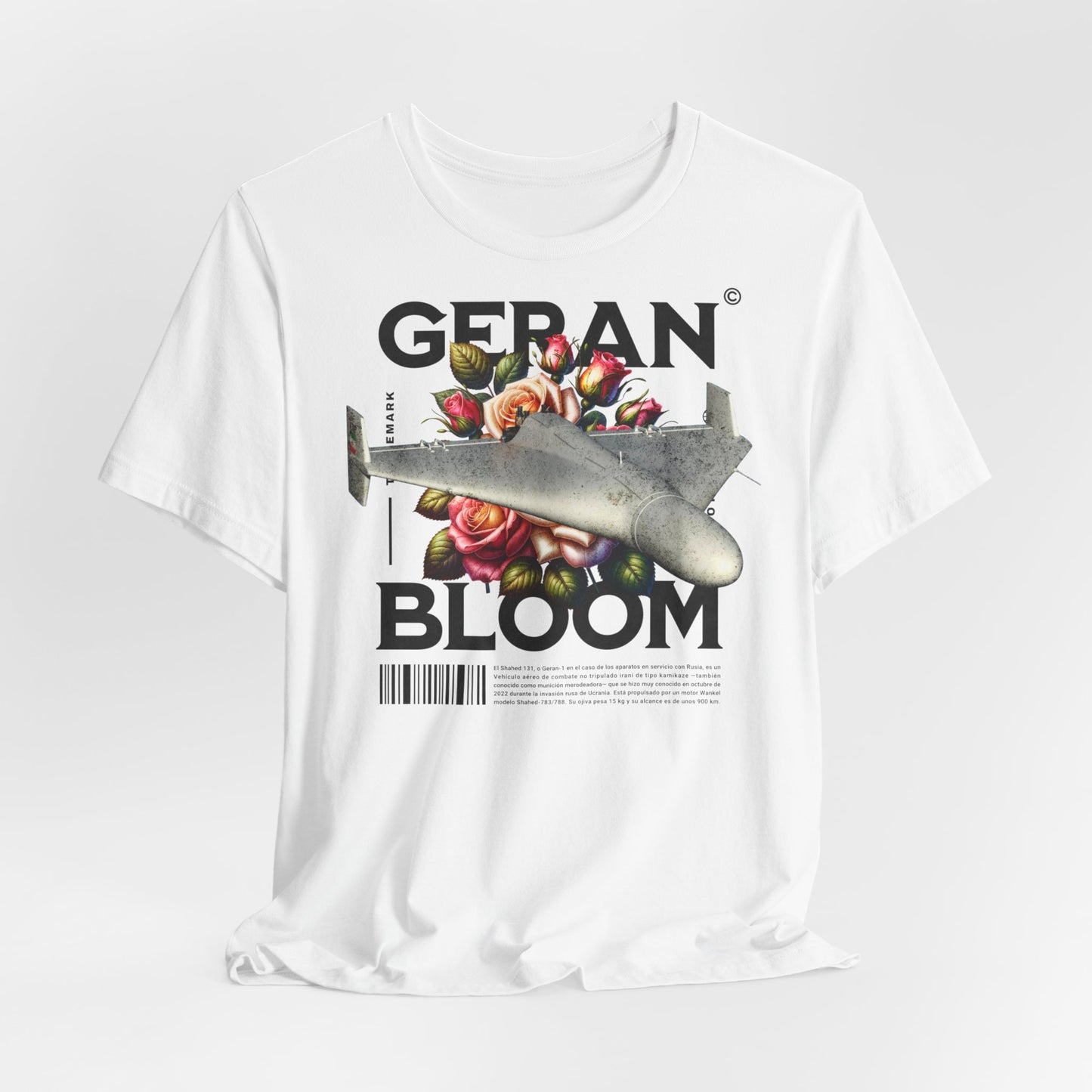 Dron Geran, Camiseta de manga corta de punto unisex