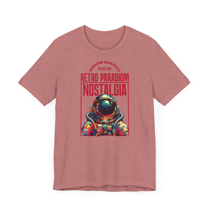 Retro Space, Camiseta de manga corta unisex de jersey