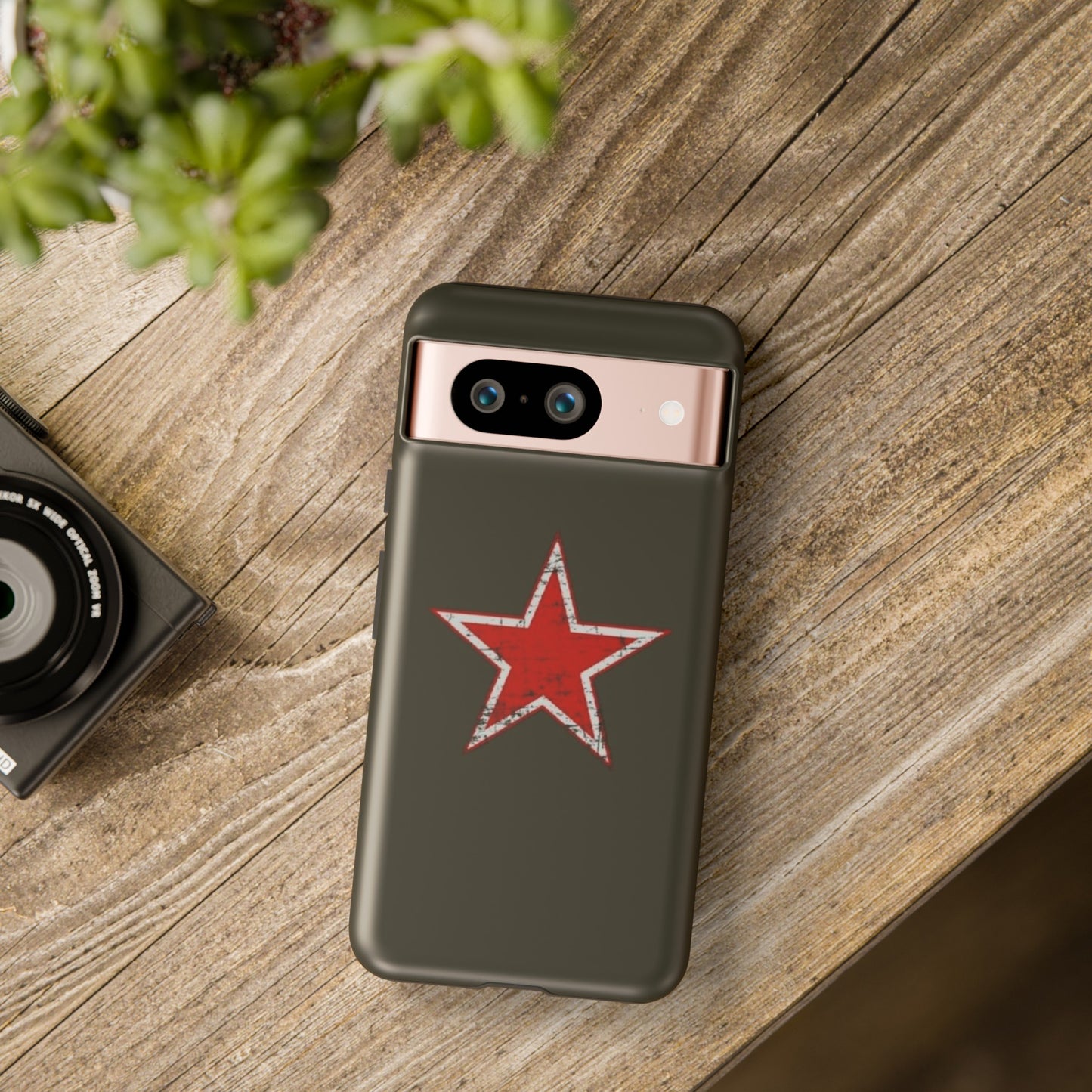 Red star, estuche para celular