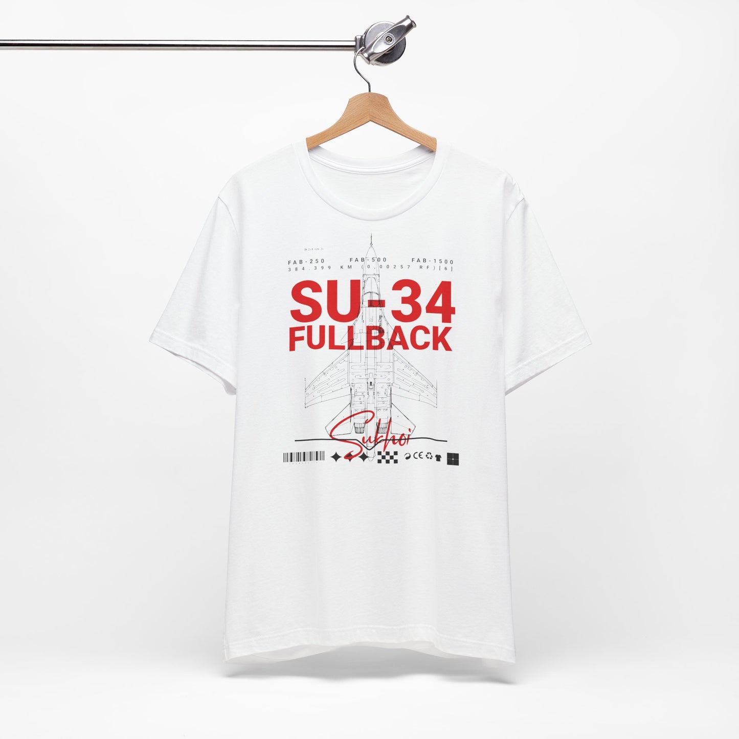 SU-34, Camisetas de fútbol unisex con pantalones cortos