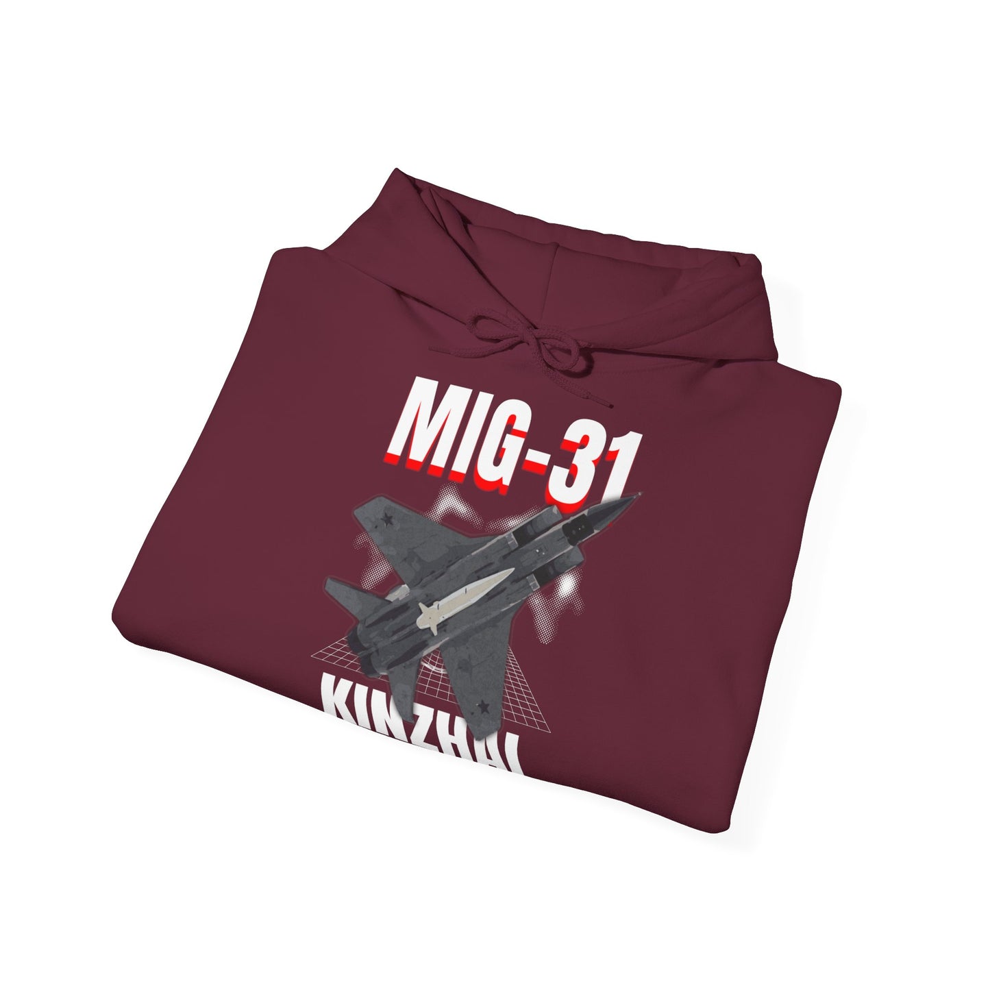 MIG-31 Armado con misil kinzhal, Sudadera con capucha unisex Heavy Blend™