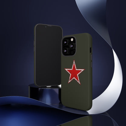 Red star, estuche para celular