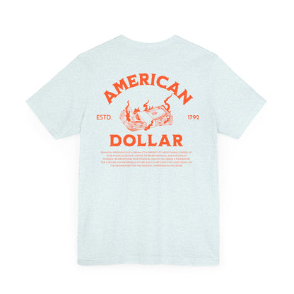 Dollar Burn, Camiseta de manga corta unisex de jersey