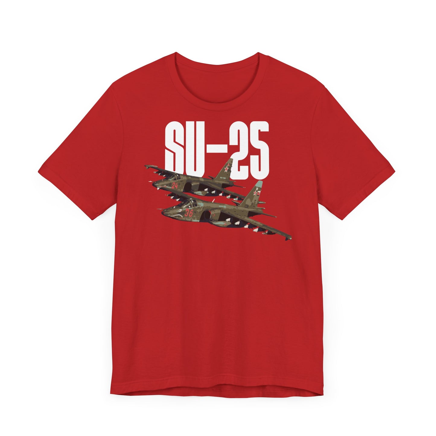 SU-25, Camiseta de manga corta de punto unisex