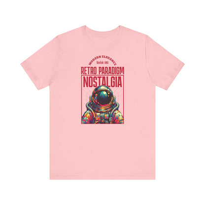 Retro Space, Camiseta de manga corta unisex de jersey