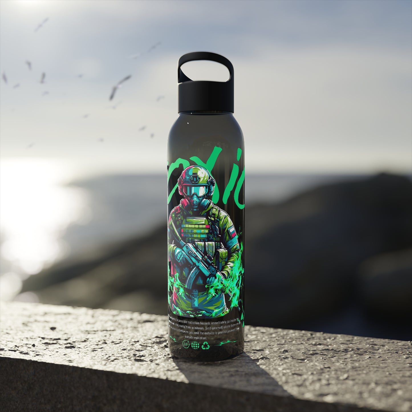 Toxic, Sky Water Bottle