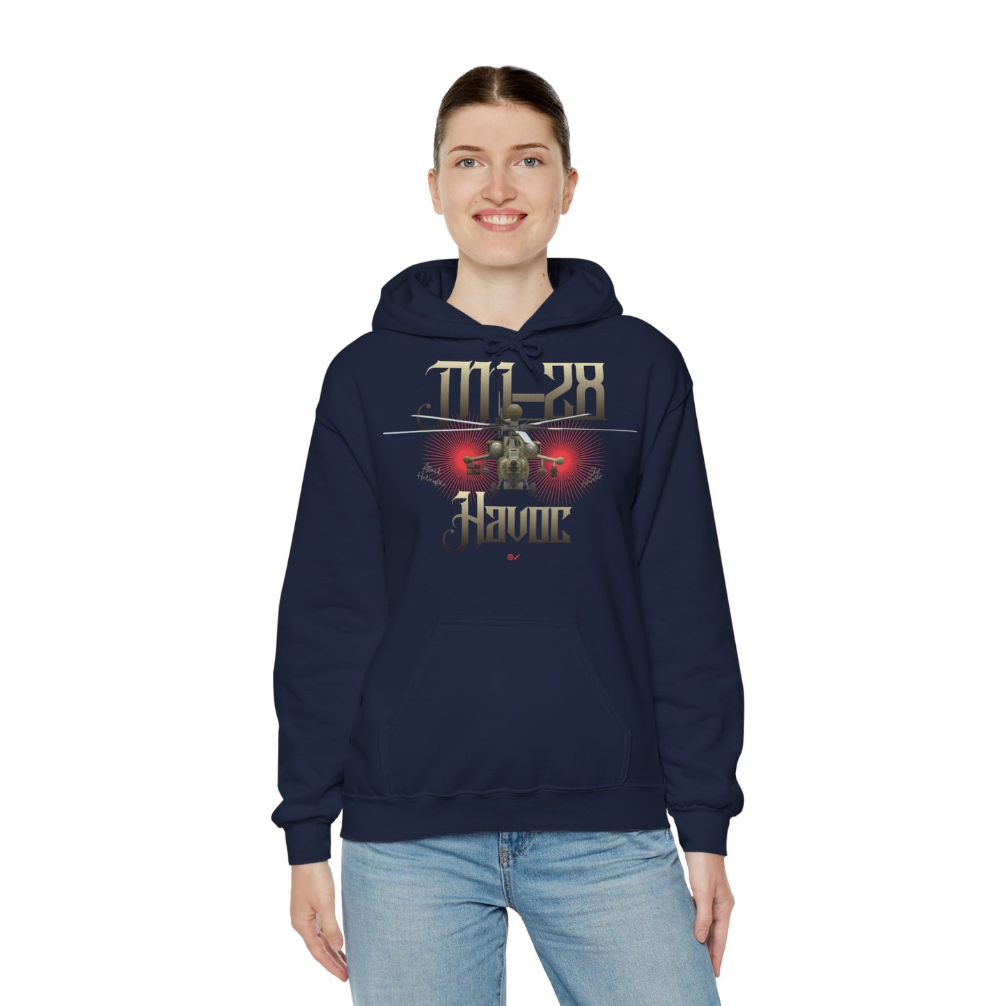 MI-28, Sudadera unisex con capucha Heavy Blend™