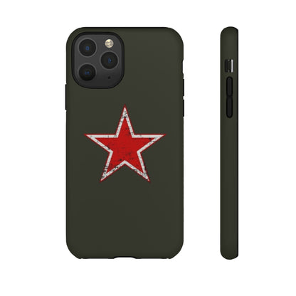 Red star, estuche para celular