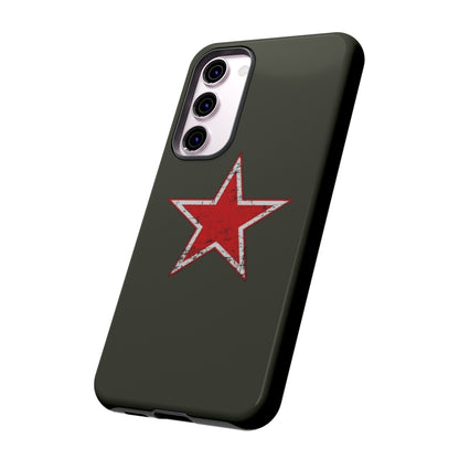 Red star, estuche para celular