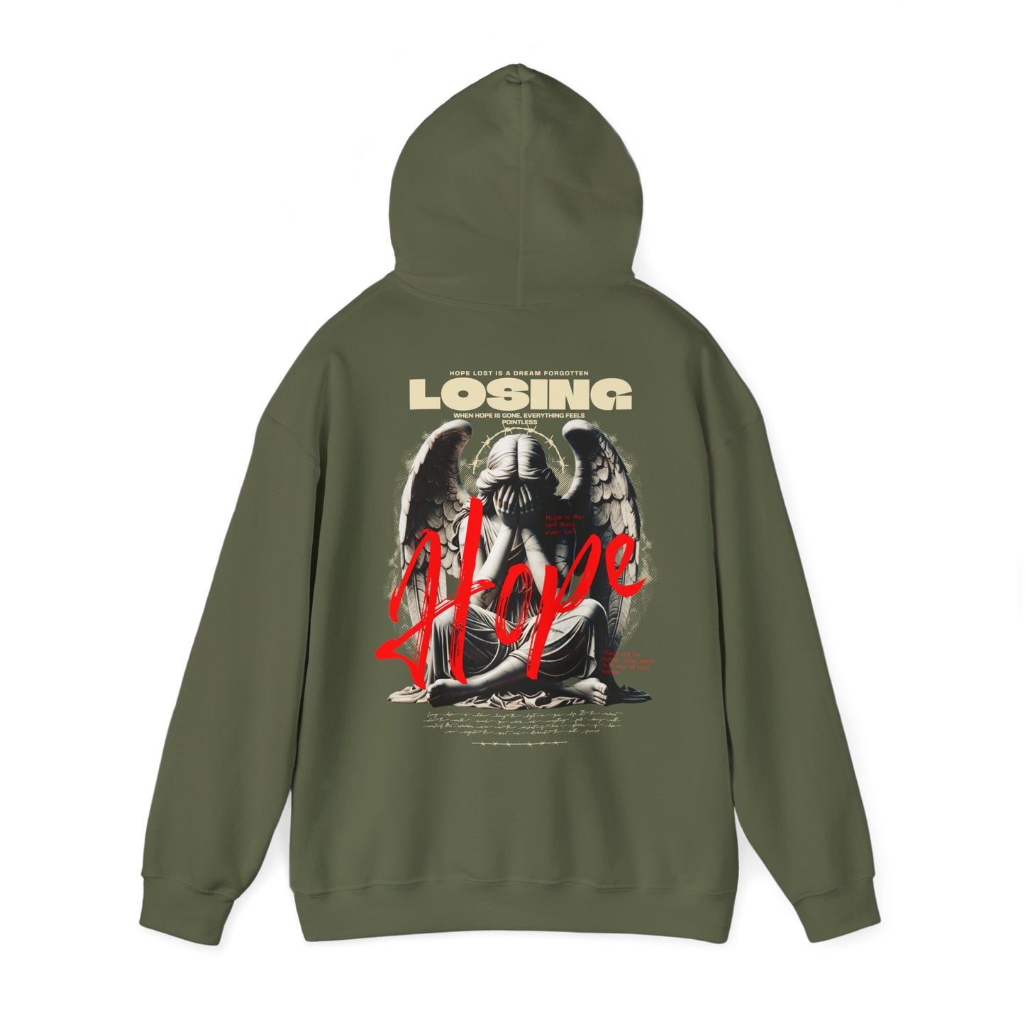 Lossing Hope, Sudadera unisex con capucha Heavy Blend™