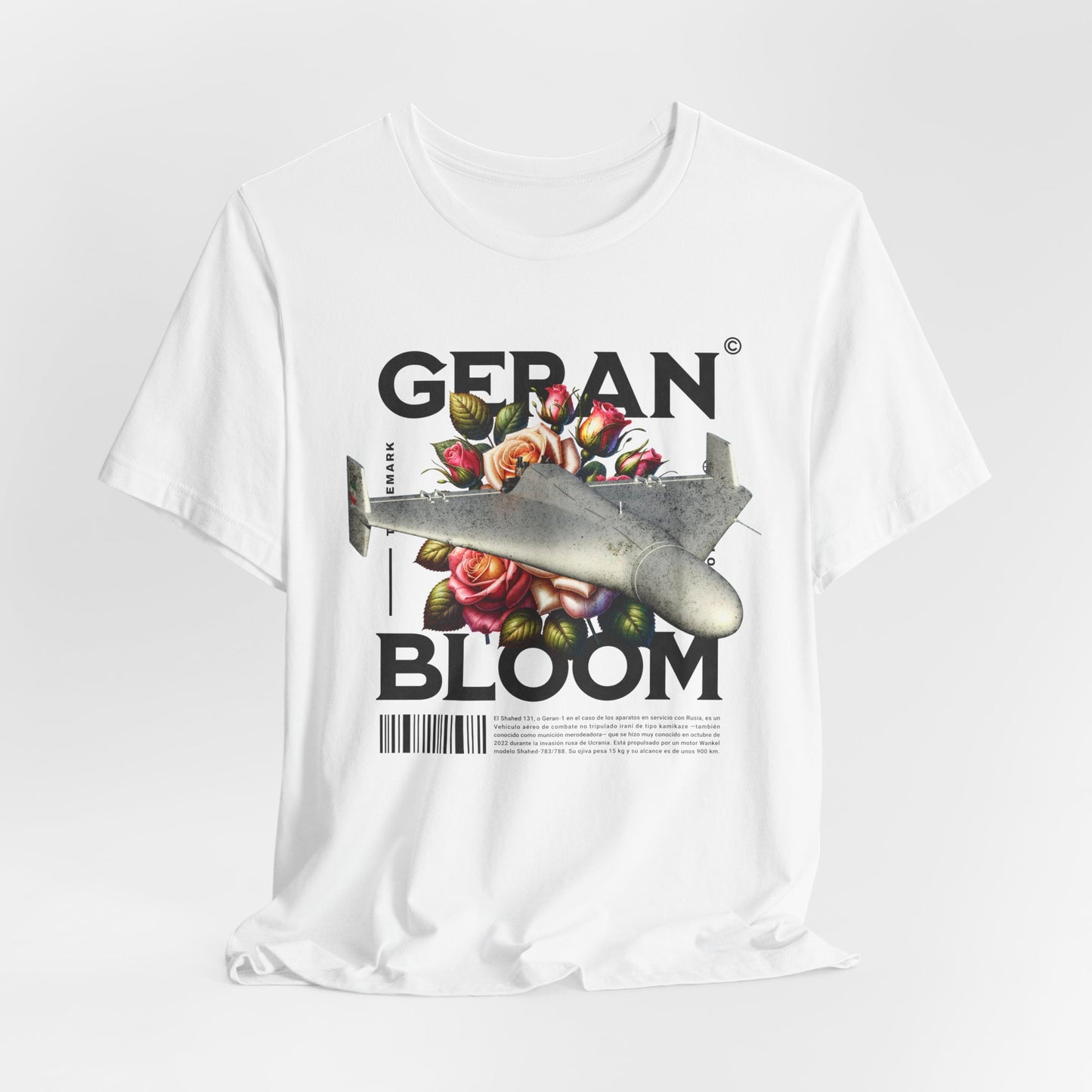 Dron Geran, Camiseta de manga corta de punto unisex