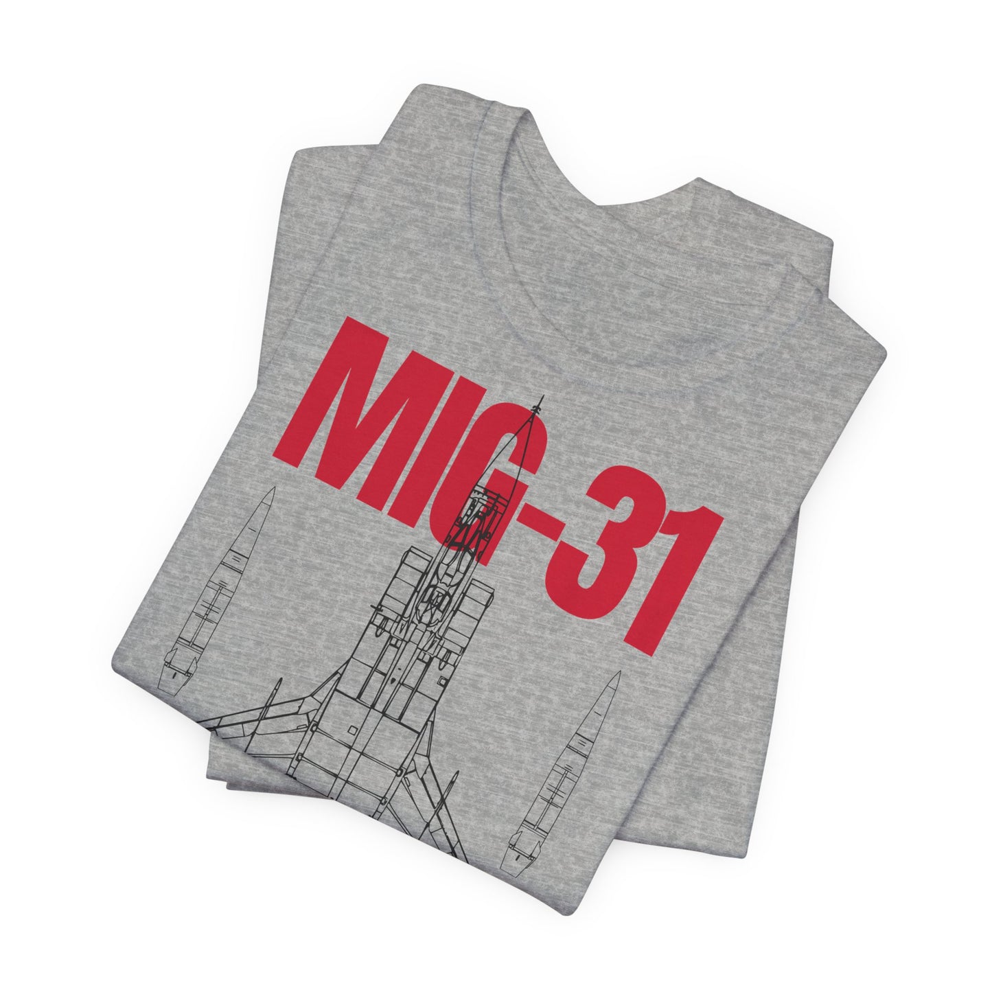 MIG-31, Camiseta de manga corta unisex de jersey