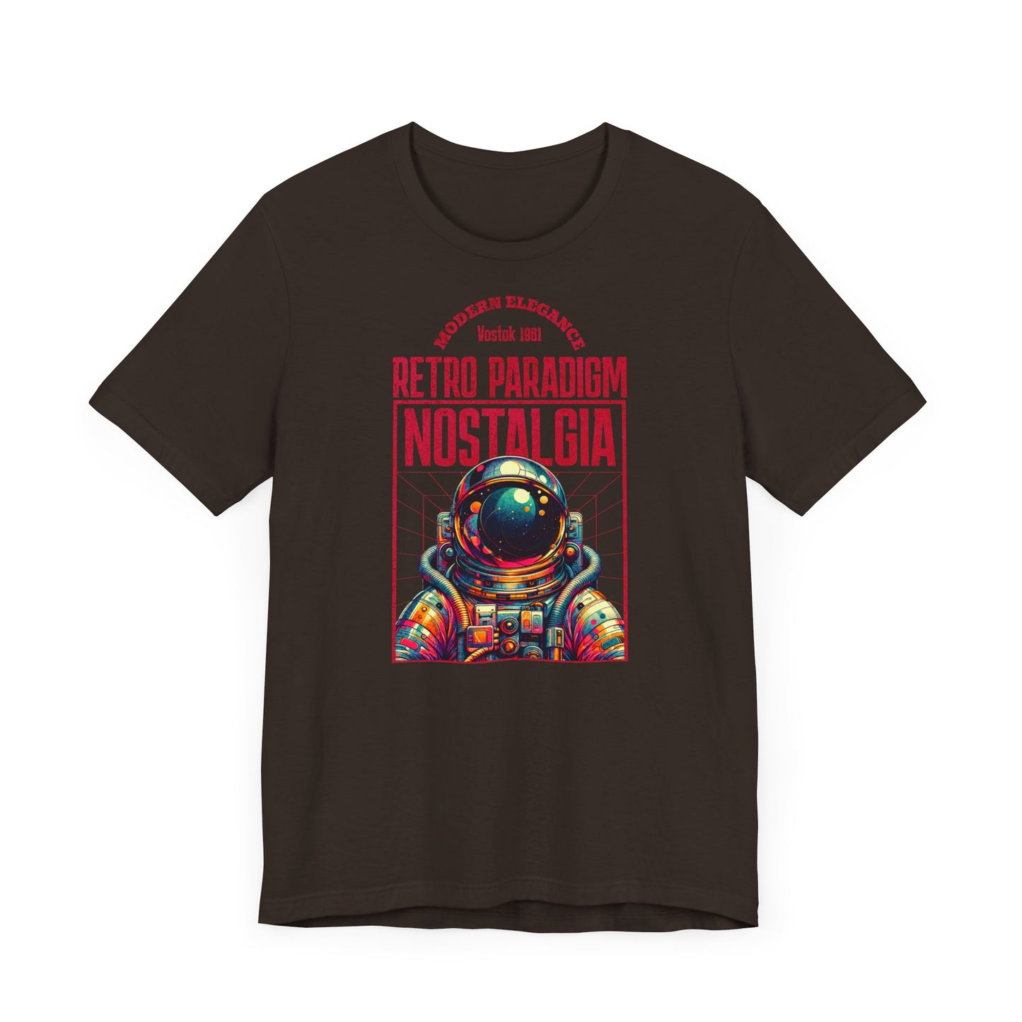 Retro Space, Camiseta de manga corta unisex de jersey