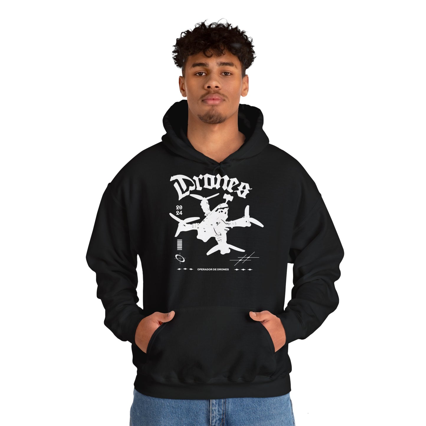 Operador de drones FPV, Sudadera con capucha unisex Heavy Blend™