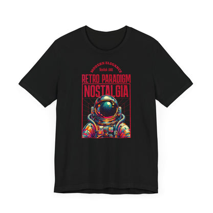 Retro Space, Camiseta de manga corta unisex de jersey